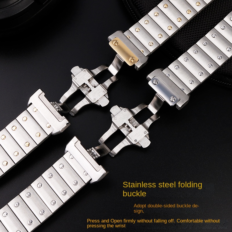 Solid stainless steel watch ba - Men'S Accessories Cartier ulasan dan harga