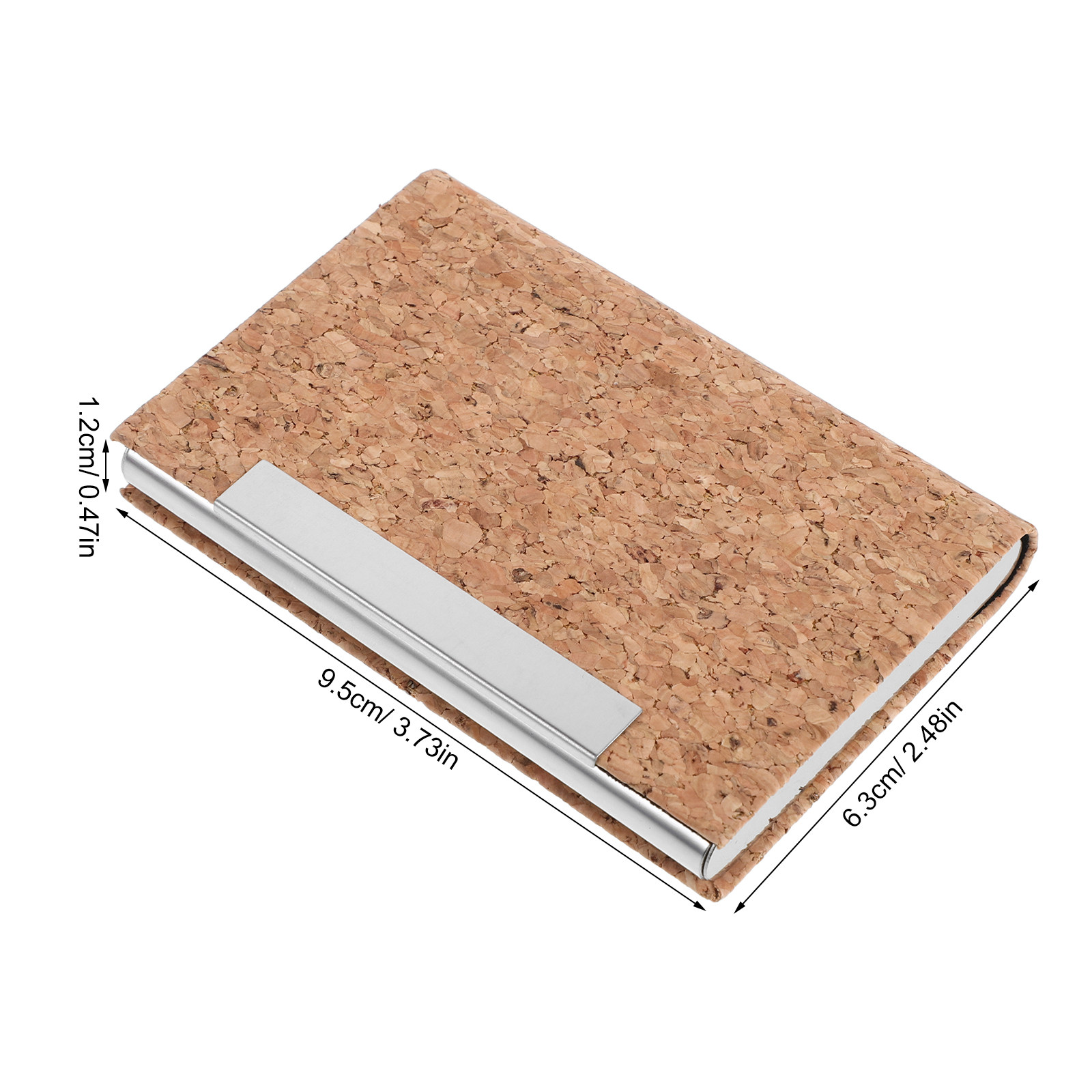 Wood Business Card Holder Stai - Travel Organizer Men ulasan dan harga